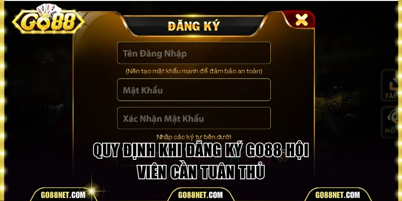 Tuân thủ quy định để thao tác tạo tài khoản nhanh chóng